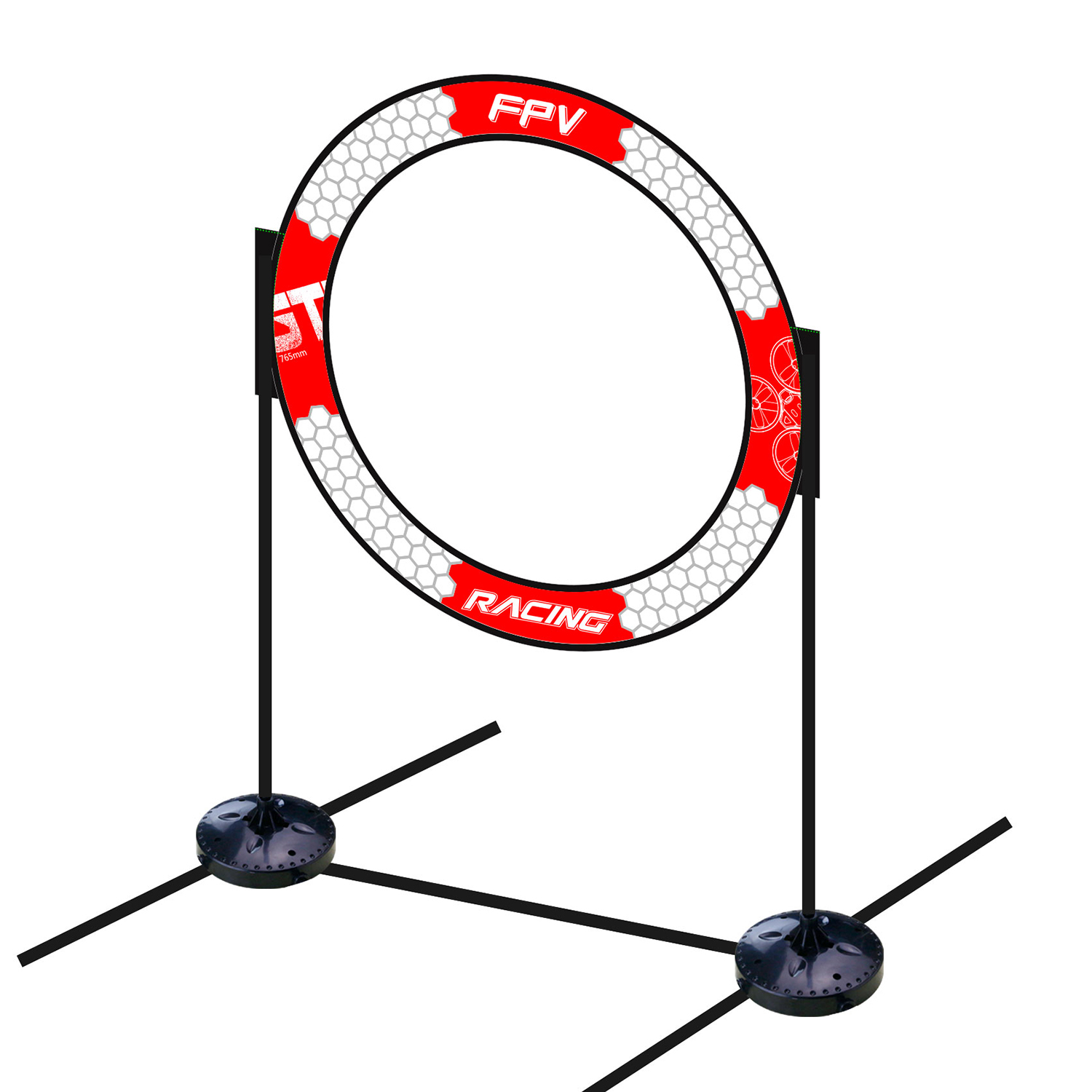 Drone Racing Flag - Portão Circular de 765mm para Corrida