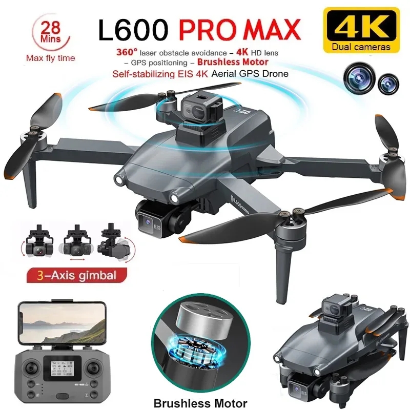 Drone Racing Camera - L600 pro max gps drone profissional