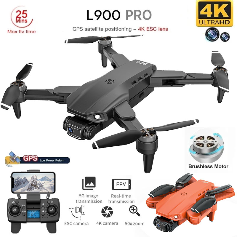 L900 pro gps drone 4k profissi - Drone Racing Camera avaliação e preço