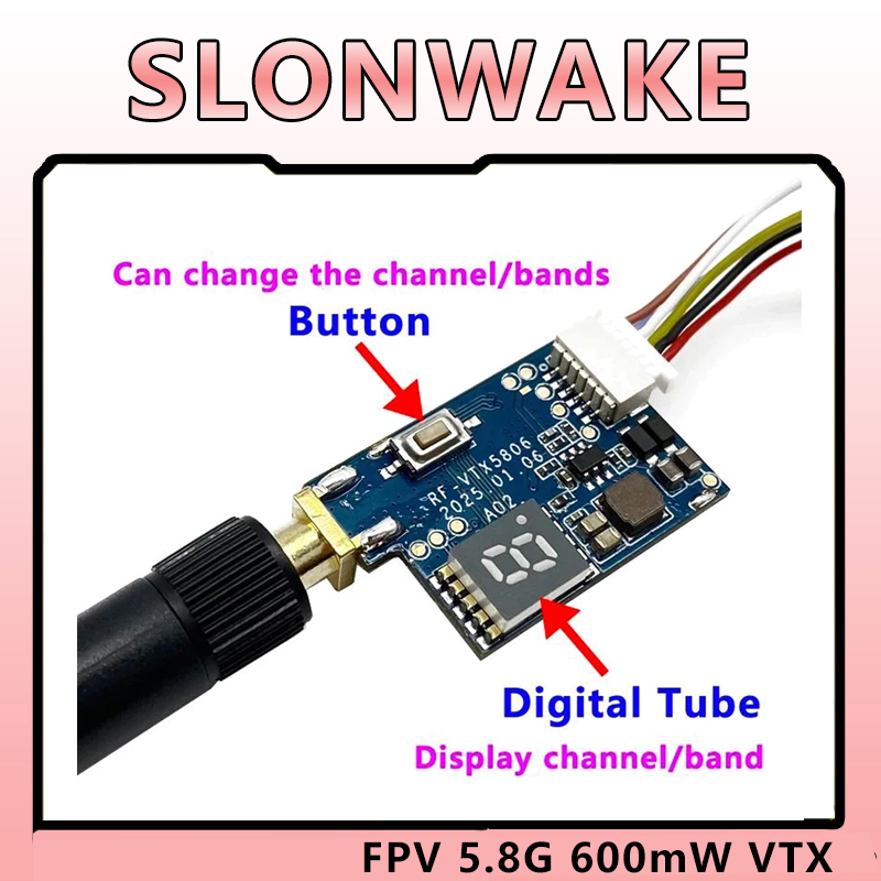 SLONWAKE 5.8G TS5823 PRO Mini  - Drone Racing Transmitter avaliação e preço